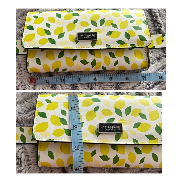 🍋 Kate Spade New York Lemon Print Belt Bag S/M - Picture 14 of 16